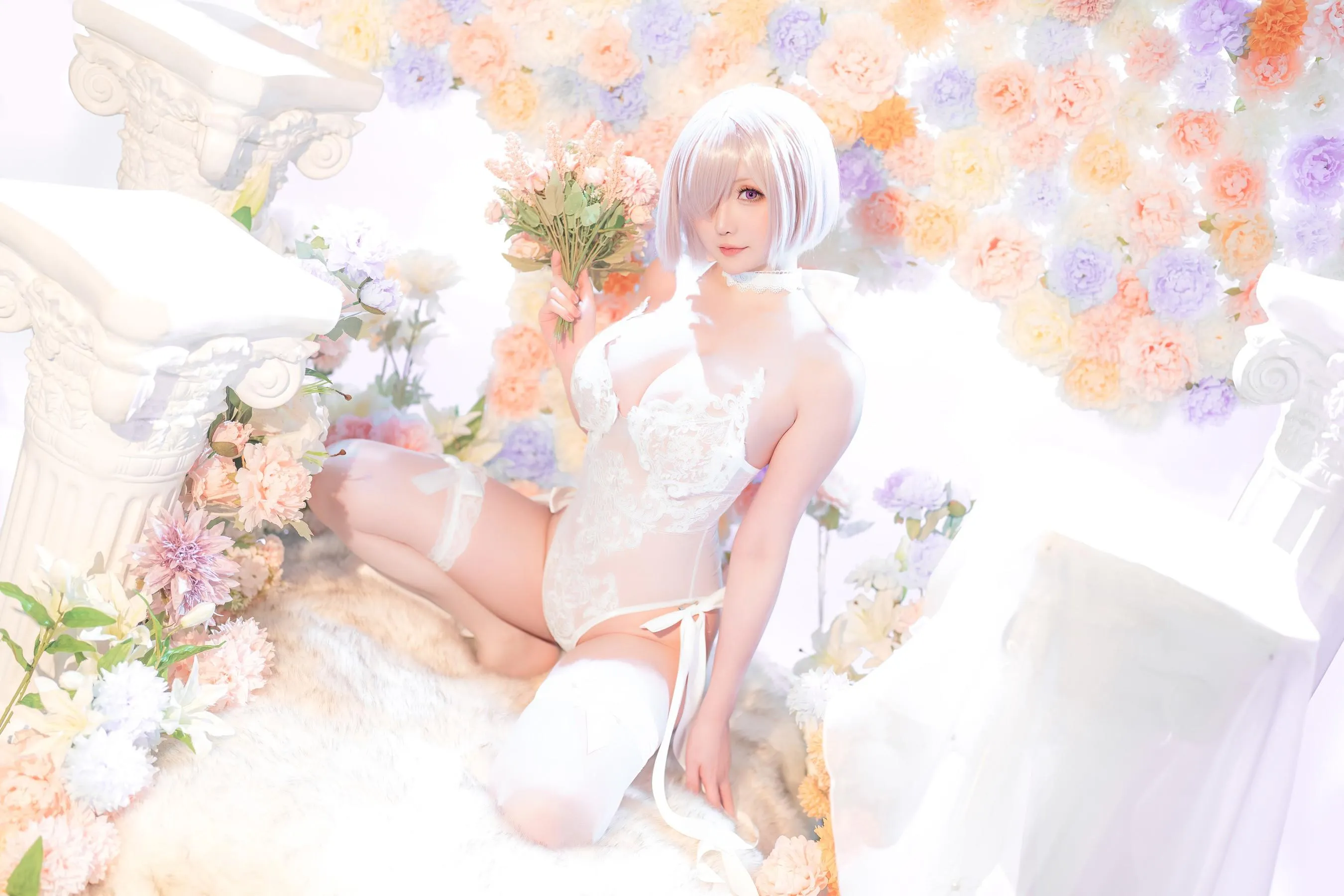 星之迟迟 – NO.141 FGO-玛修同人婚纱 [79P]插图9